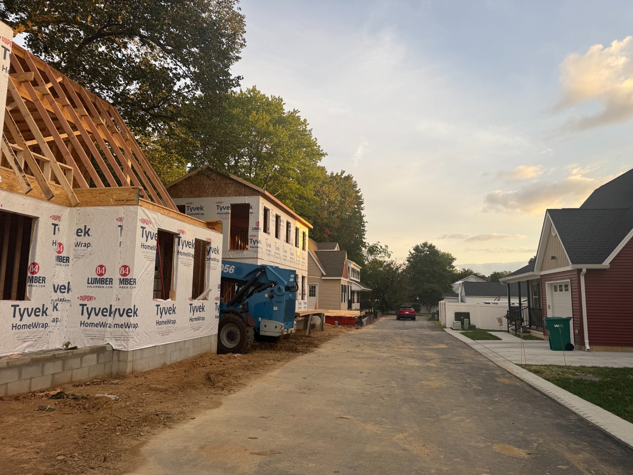 Current construction along Church Street