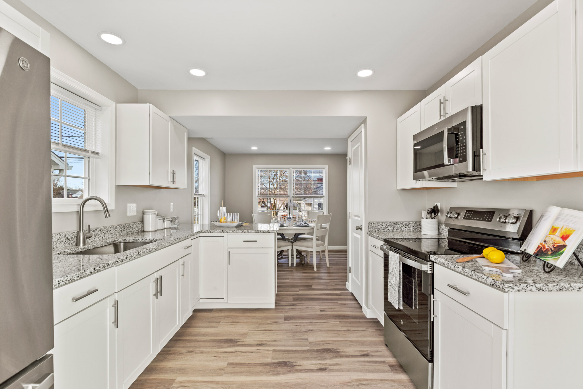 Kitchen in a completed Daisy model by the same builder