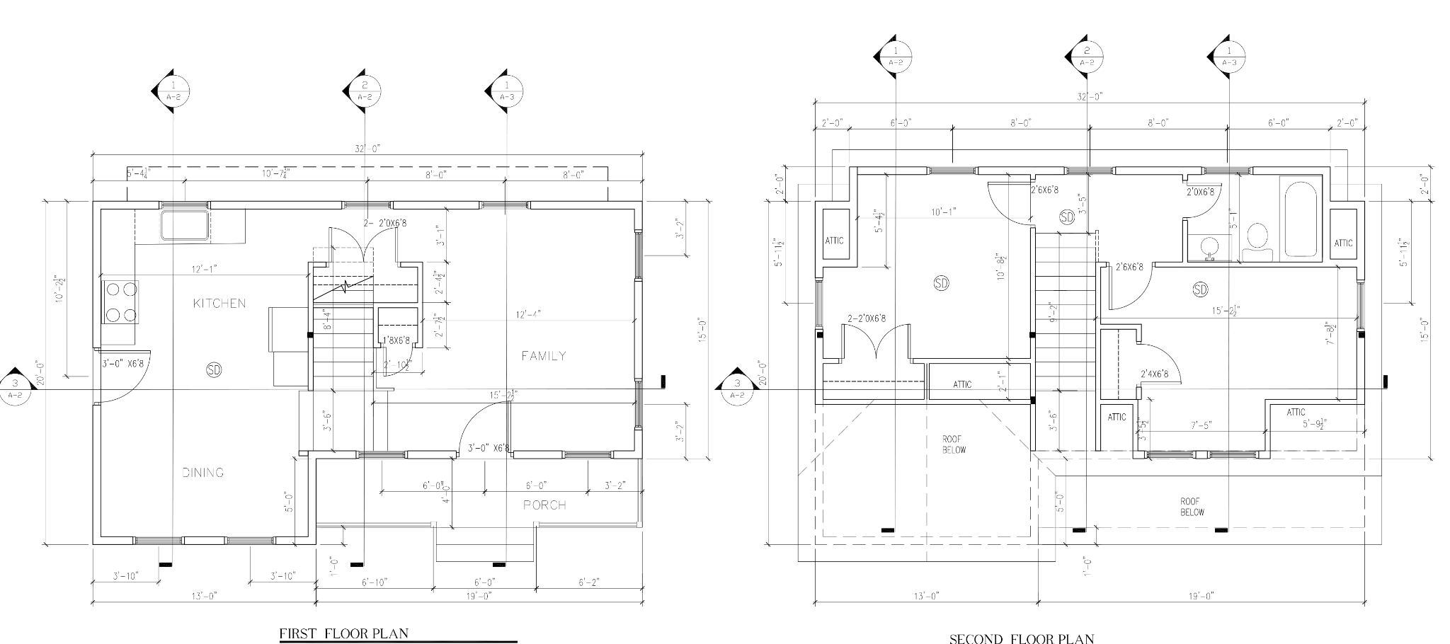 Poppy first and second floor plans