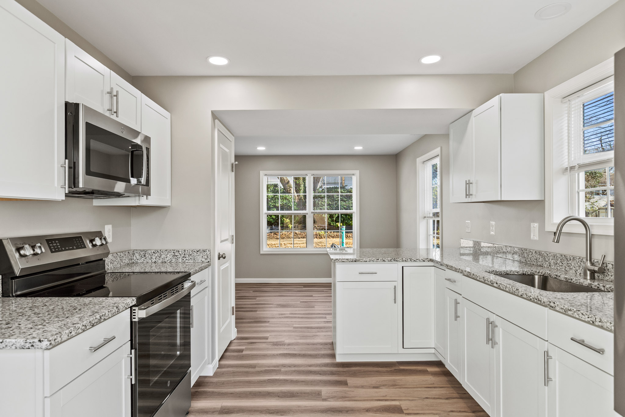 Kitchen in a completed Rose model by the same builder